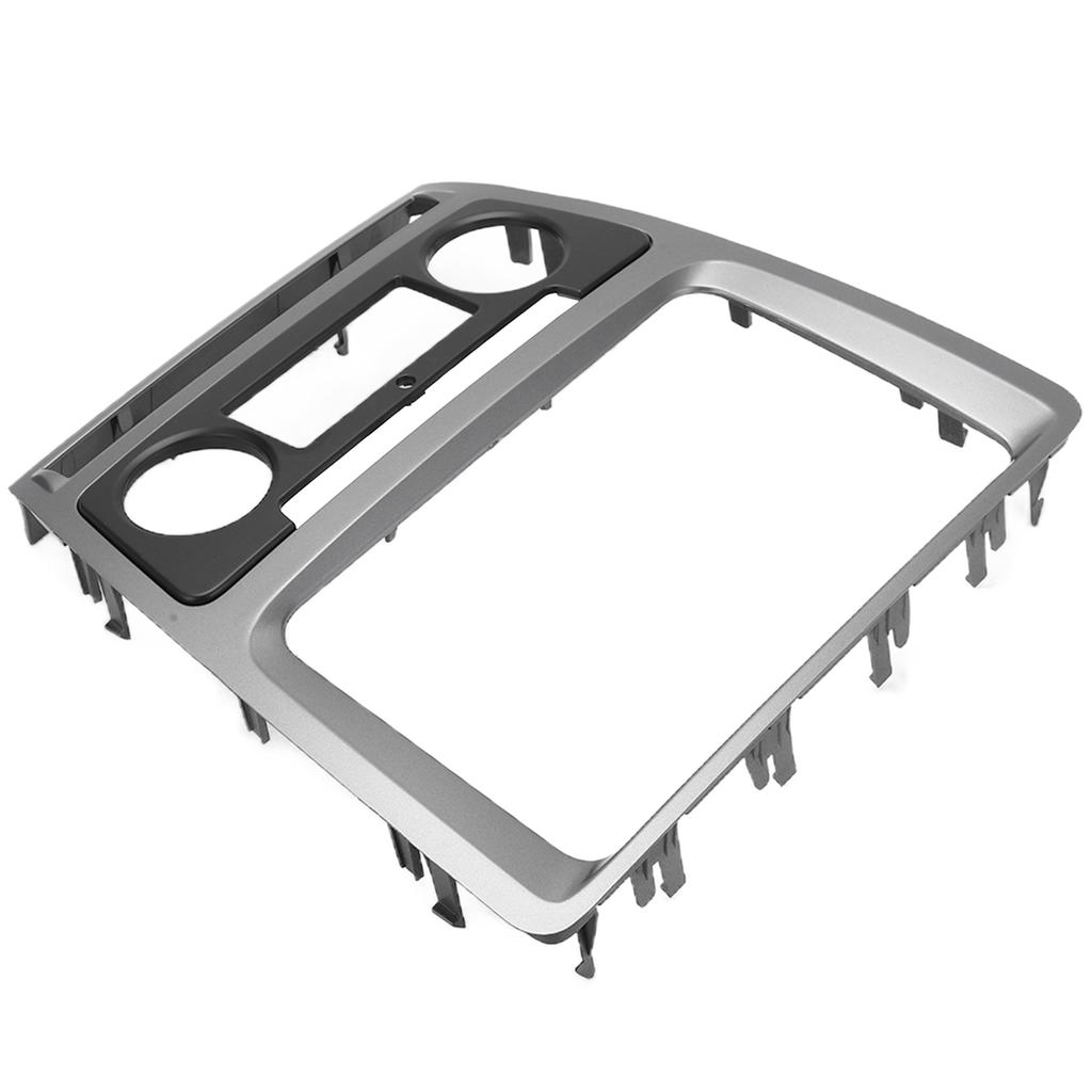 2DIN Rádio Stereo Fascia Rám Palubní deska CD Panel Ozdobná lišta Náhrada pro Octavia 2008‑2013
