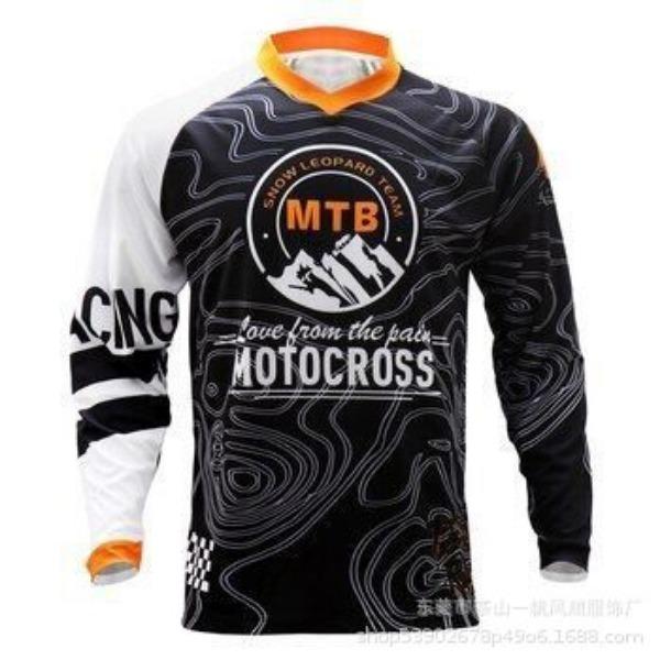 Cycling Suit Summer Men's Comfortable Speed-down Suit Off-road Motorcycle Cycling Suit Sweat-wicking Long-sleeved Cycling Suit