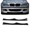 Car Front Lower Headlight Trim Moulding for BMW 3 Series E46 2001 2002 2003 2004 2005 Sedan Wagon Facelift Auto Exterior Parts