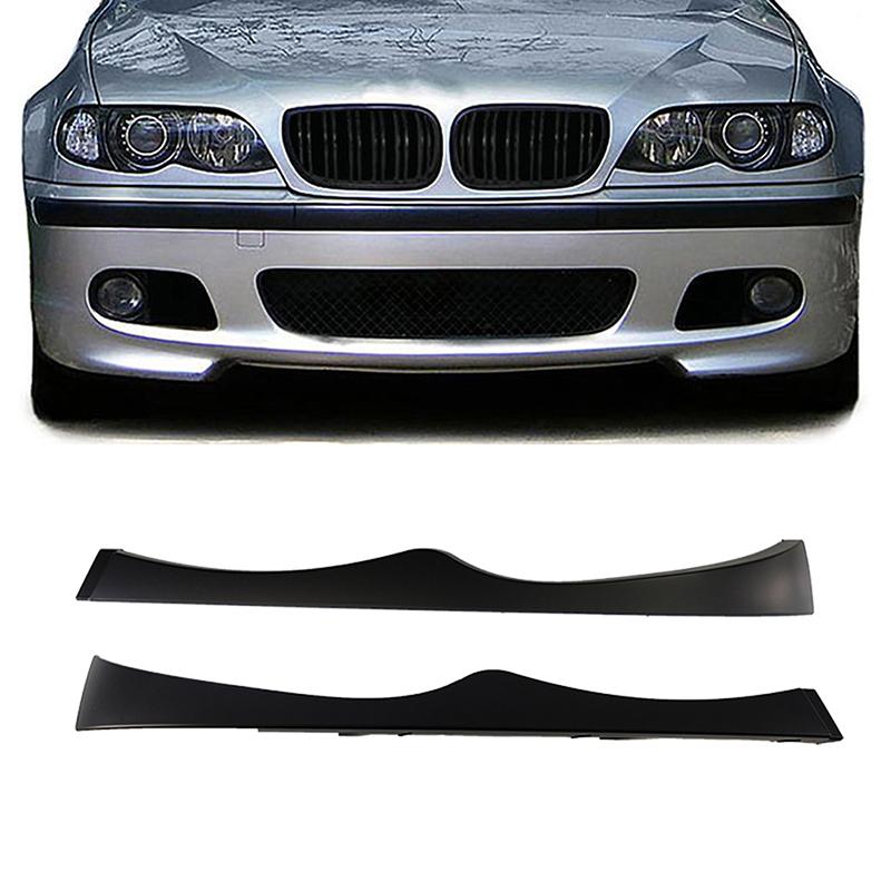 Car Front Lower Headlight Trim Moulding for BMW 3 Series E46 2001 2002 2003 2004 2005 Sedan Wagon Facelift Auto Exterior Parts