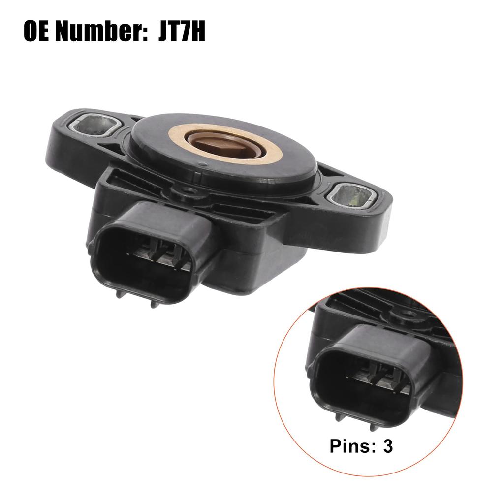 X AUTOHAUX Car Throttle Position Sensor Replacement JT7H Black for Honda Old Fit 2003-2008