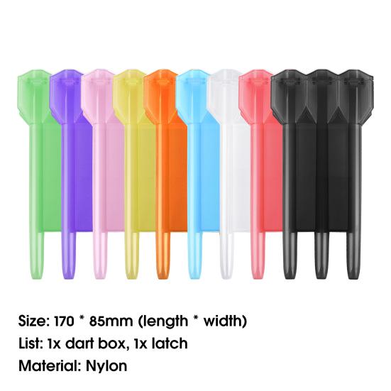 Universal Dart Protection Case Transparent Convenient Carrying Portable Dart Storage Box Dart Accessories
