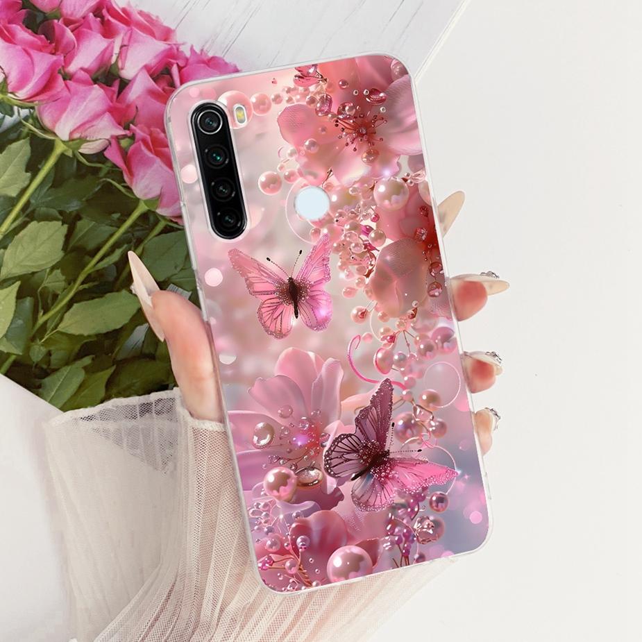 Pour Xiaomi Redmi Note 8 Note8 T Coque Nouvelle Housse Peinte de Luxe Coque de Téléphone Souple Fine Pour Xiaomi Redmi Note 8 Pro Note8 2021 Fundas