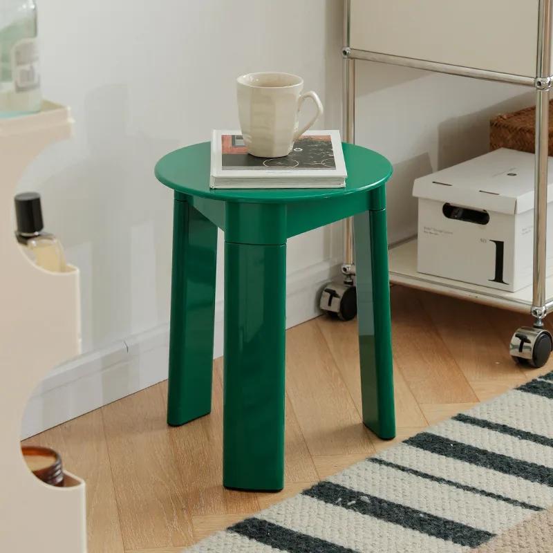 Creative Medieval Small Round Stool Designer Stool Nordic Ins Living Room Modern Minimalist Dressing Stool