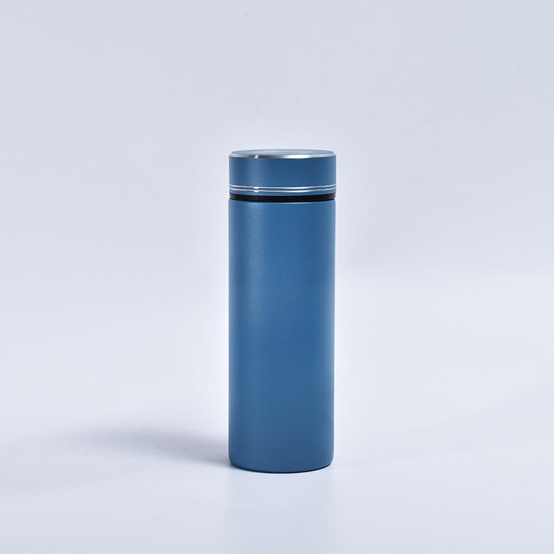 Stainless Steel Mug Simple Solid Color Portable Cup with Tea Leakage Office Cup.