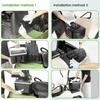 Golf Cart Ice Cooler with Mounting Bracket Kit 6L Capacity Portable Universal Fit Replacement for E‑Z‑GO Golf Cart