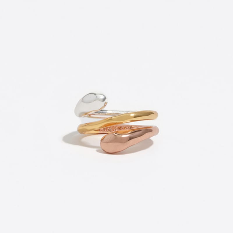 BIMBA Y LOLA [25FW] BIMBA Y LOLA Three Textured Spiral Ring B256AIR003MUD