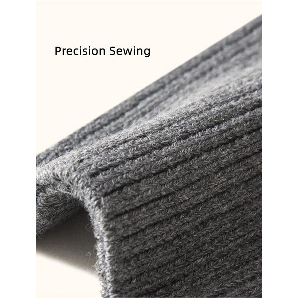 1 Pair Cashmere Knee Pads Men Women Stretchy Knit Knee Warmer Support Brace Wrap Compression Sleeves Kneepads Cold Protective Gear