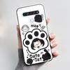 Cute Case For LG Q61 Capa For LG K61 Coque For LG Q70 Fundas Printing Shell Protective Cover Soft Silicone Cartoon Black Casing