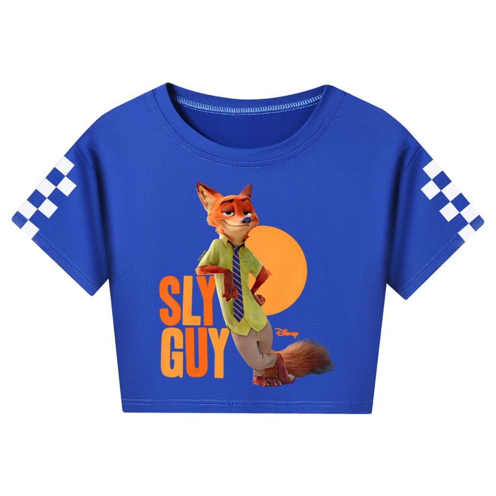 Módní pracovní oděvy s krátkým rukávem a kulatým výstřihem, potištěné topy pro DÍTĚ, letní topy