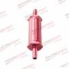 12mm Black/Blue/Red/Silver Anodised Car Billet Magnetic Fuel Filter 30 Micron