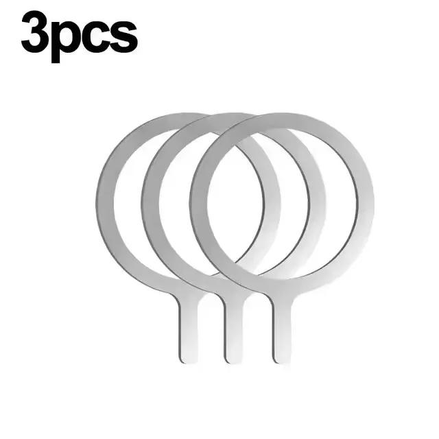 Universal Magnetic Metal Plate Ring For Samsung iPhone Magsafe Wireless Charger Car Phone Holder Sticker Round Magnet Patch
