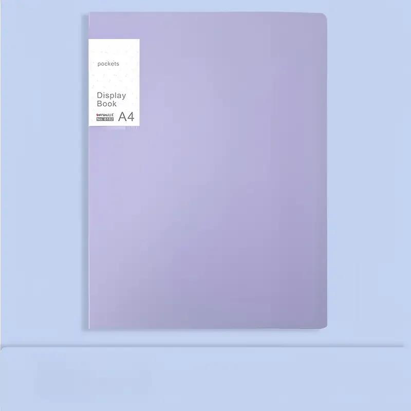 Document Presentation Folder - A4 PP Display Book with 20/40 Transparent Pockets & Sheet Protectors