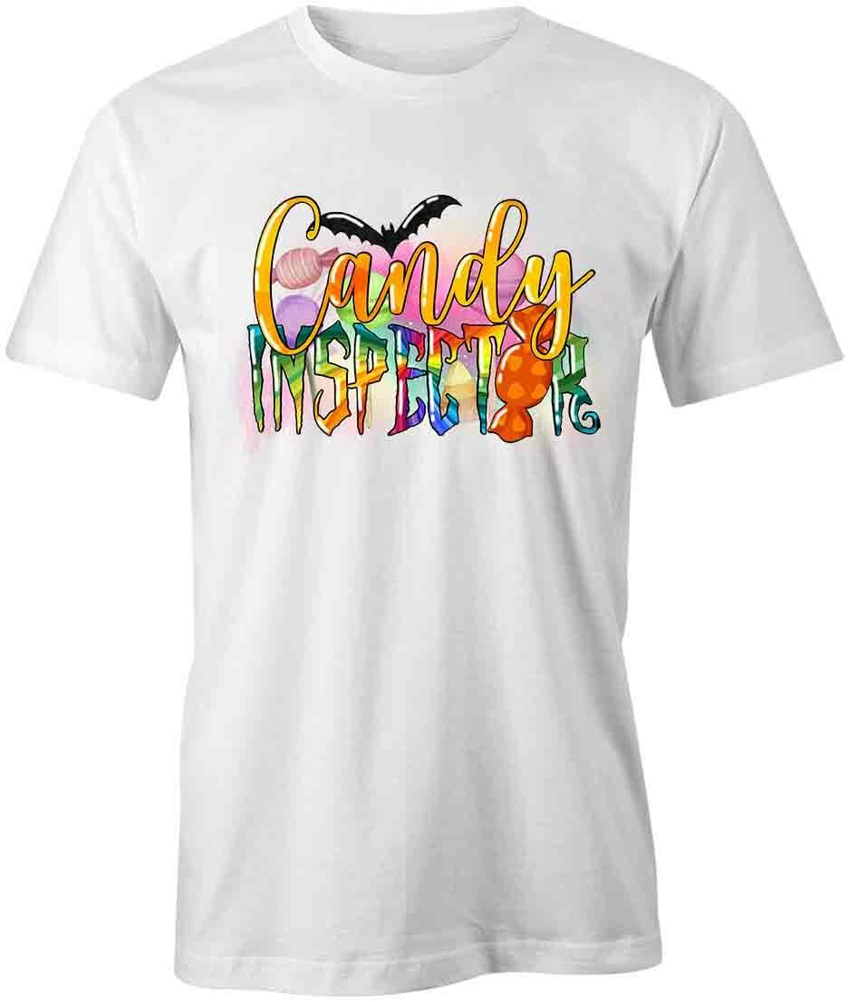 CANDY INSPECTOR TShirt Tee Short-Sleeved Cotton FALL HALLOWEEN CLOTHING S1WCA520 S разноцветный