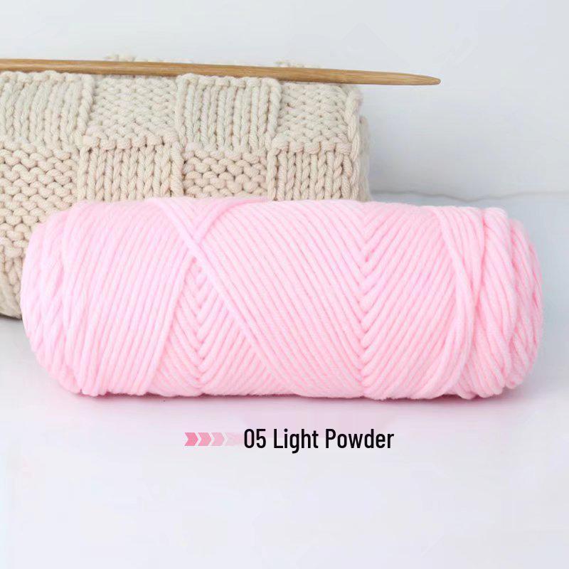 8-Strand Lover's Cotton Wool Yarn for Handmade Knitting: Soft DIY Scarf or Hat Acrylic Yarn