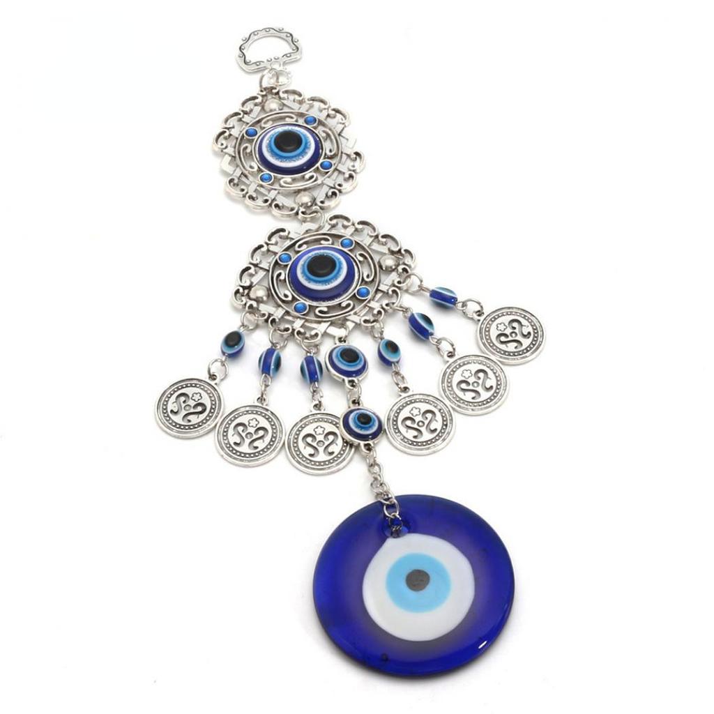 Fashion Turkish Blue Evil Eye Bedroom Ornament Amulet Wall Hanging Lucky Gift MIT