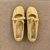 Fashion Fashion Flock Women Flats Slip On Shoes Soft Female Shallow Footwear Round Toe Ladies Mary Janes Flats Shoes  lady