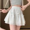 Women's Summer New Style with Bows and Puffy Skirts, High Waist, Anti-exposure A-line Cake Skirt