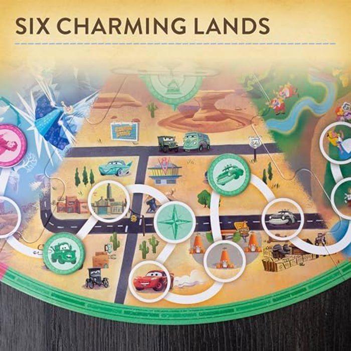 Jeu de société Disney Around the World - Ravensburger - Montgolfière et tampons - 2-4 joueurs dès 4 ans