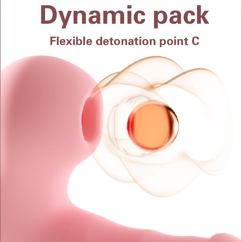 Vibrátor Sání Hřátí G-bod Vibrační Dildo Masážní přístroj Vibrátor Klitoris Sání Stimulátor Klitorisu Ženský Masturbátor Pro Ženy