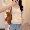Korean Y2K Lace Faux Two-Piece Short Sleeve Women's Slim Top