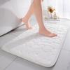 Non-slip Absorbent Memory Foam Bath Mat 50 X 80 Cm - White