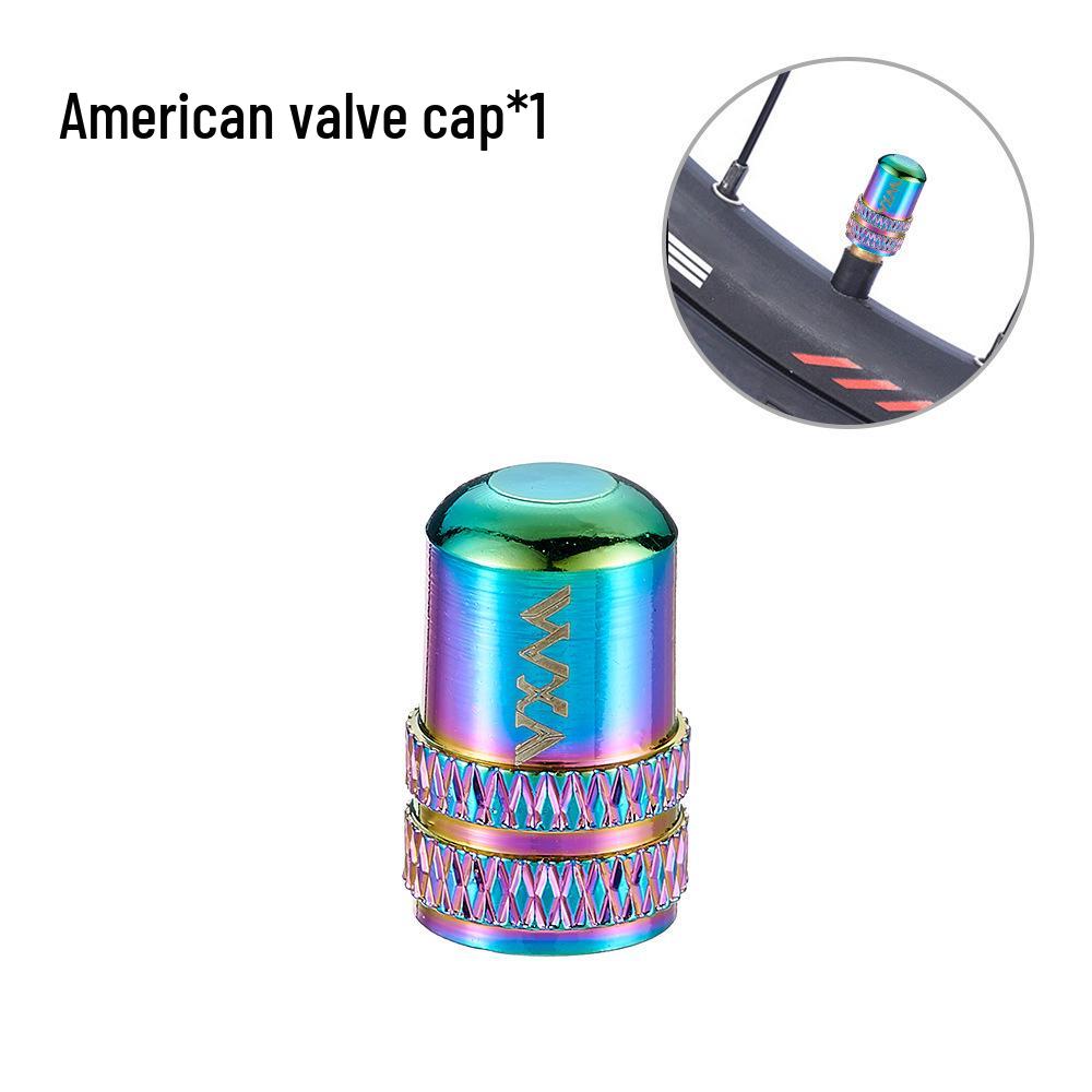 Aluminiowy stop Kapsel przeciwpyłowy na wentyl rowerowy i adapter konwertujący Presta na Schrader