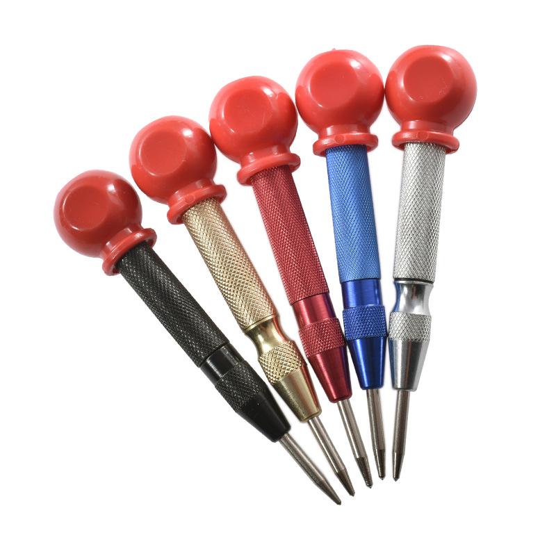 Automatic Center Punch & Emergency Window Breaker with High Hardness Metal Drill Bit