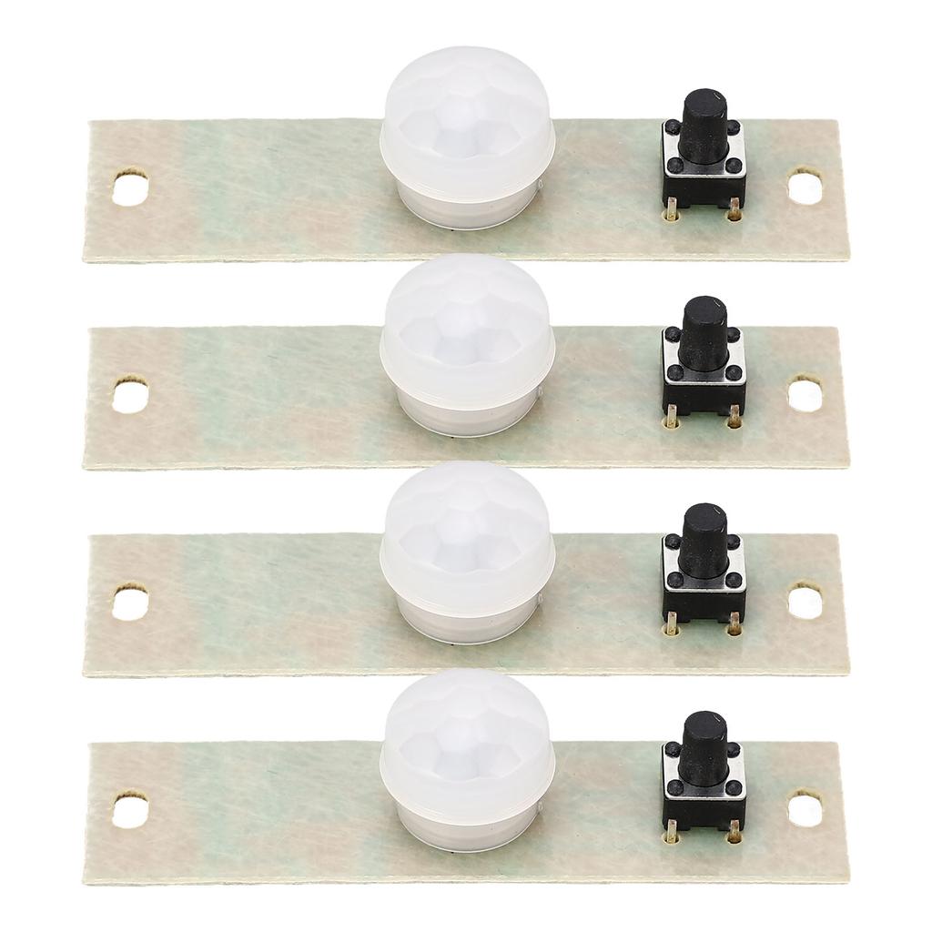 4 Pièces Carte de Circuit Lampe Solaire Module Contrôleur à Induction Corporelle Infrarouge 3.7V Composant Électronique