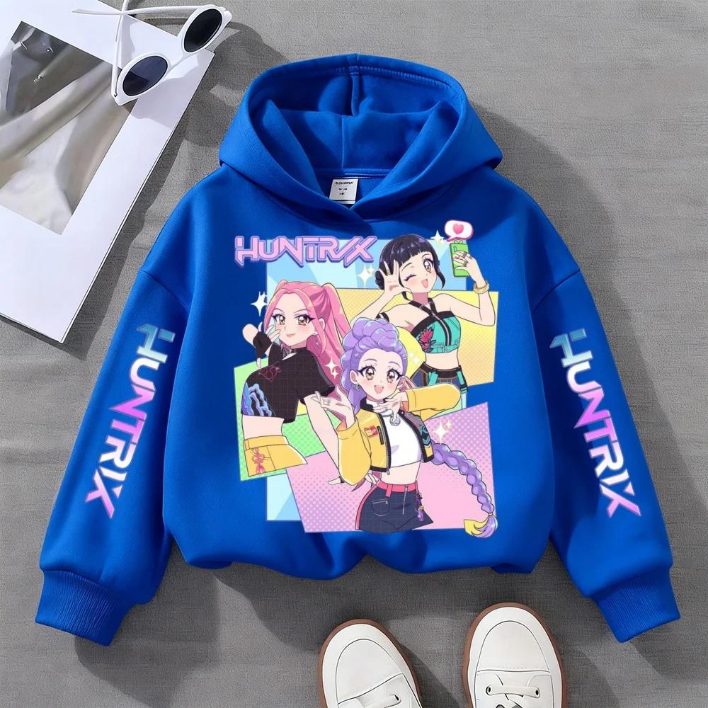 Cute Printed Girl Hooded Sweatshirt Casual Fashion Hoodie Sweatshirts Girls