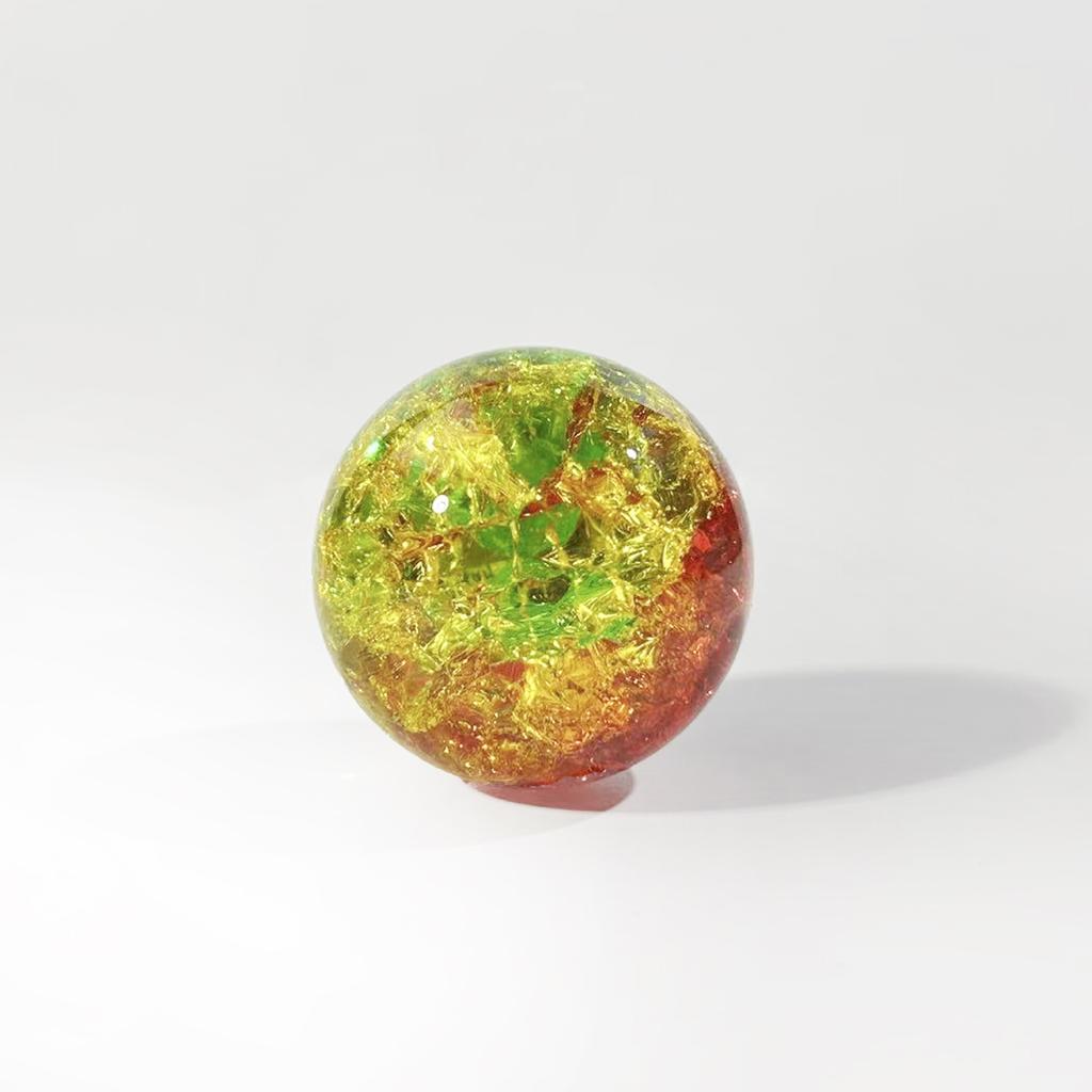 LED Light Crystal Ball Lamp Light Decoration Resin Craft Toy Bonsai Ornaments Bookshelf Collectible Birthday Home Decor Gift