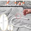 1/12pcsBendable Spring Drawstring Threader Tool for Pants Hoodies Elastic Band Lace Cord Replacement DIY Sewing Accessories