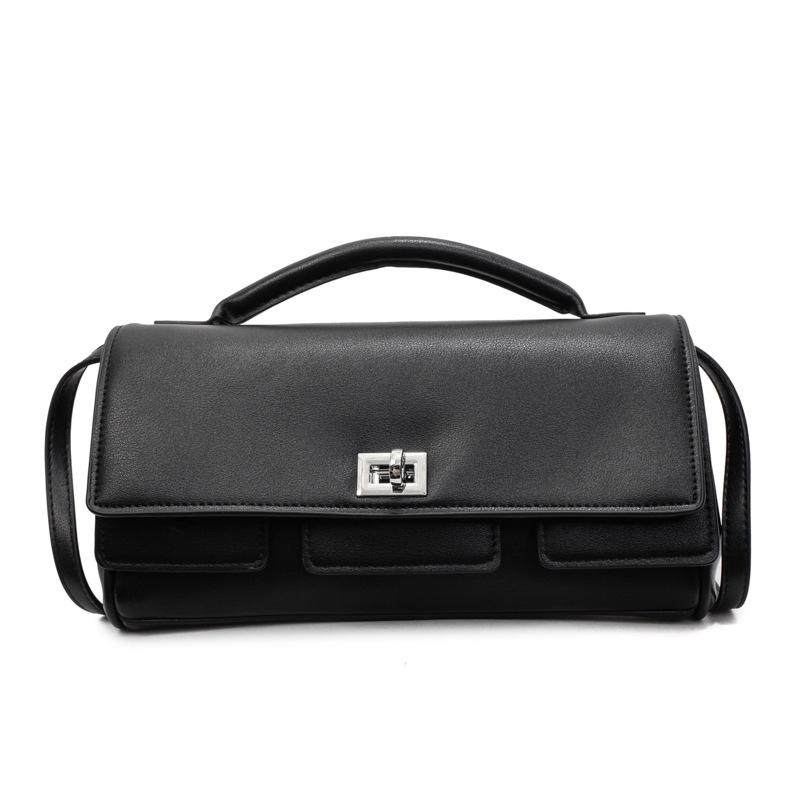 New Fashion Versatile Handbag Women's Solid Color Versatile Shoulder Crossbody Bag