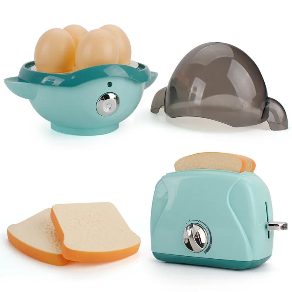 Mini Simulation Kitchen Appliance Toy Set Realistic Pretend Play Kitchen Playset Educational Interactive Toy for Toddlers Gifts