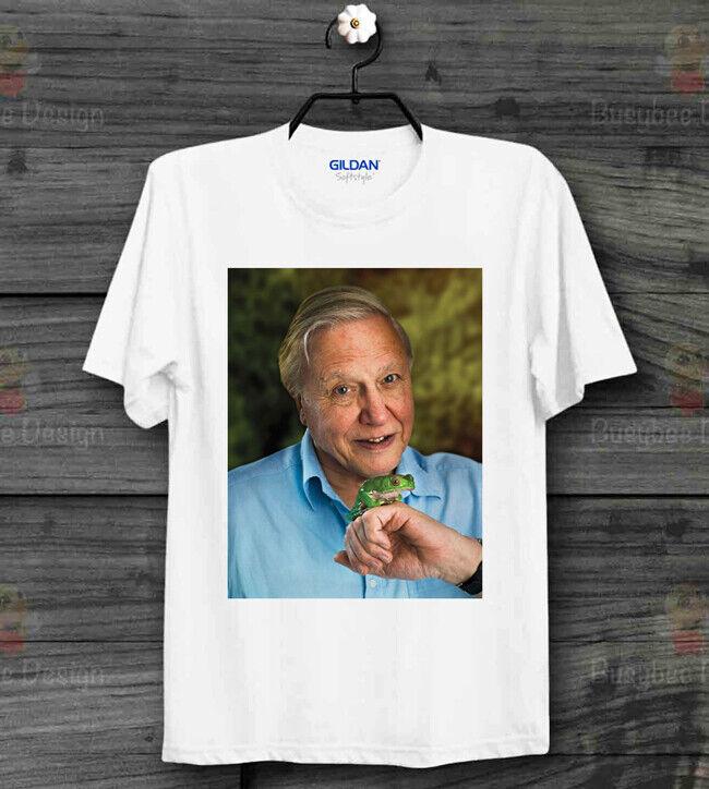 

Дэвид Аттенборо Крутой Винтажный Идеальный Подарок Унисекс Футболка B554 4XL