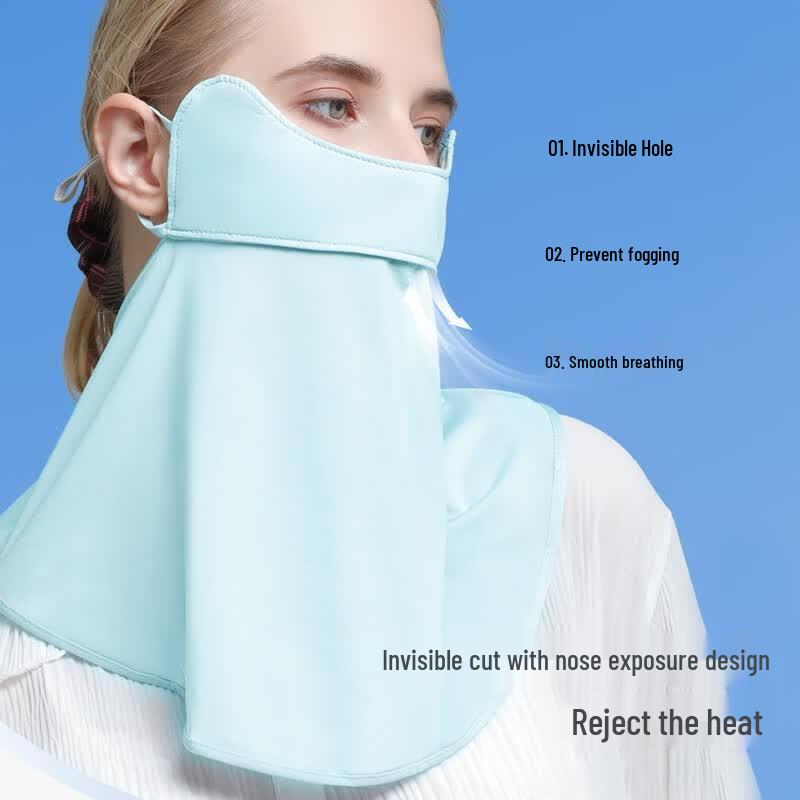 KANSOON Ice Silk Sun Protection Breathable Neck & Face Mask