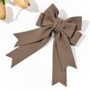 A Solid Woolen Bow Hair Clip for Autumn and Winter, a Fashionable, Simple and High-end Hair Accessory for Women