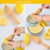 5/1pcs Wooden Lemon Juicer Hand Held Lemon Citrus Orange Quick Juicing Reamer Portable Wood Squeezer Kitchen Gadgets Fruit Tools