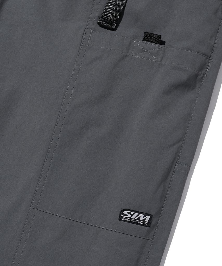 Brownbreath Stm Nylon Line Pants - Charcoal