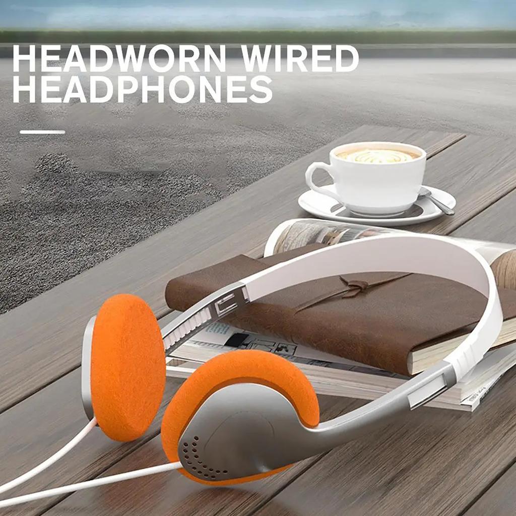 Retro-Headset-Ohrhörer, Overhead-Ohrhörer, HIFI-Sound, unterstützt 3,5 mm AUX 3.5, leichte und tragbare Persönlichkeit