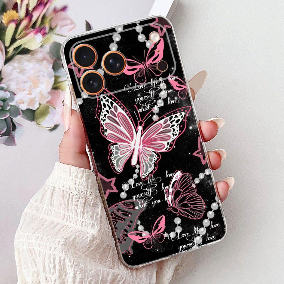 Für iPhone 17 Pro Max Hülle Coole Drachen Löwen Katze Cartoon Weiches Silikon Handy Rückseite auf iPhone 17 Pro iPhone17 17Pro Schutz