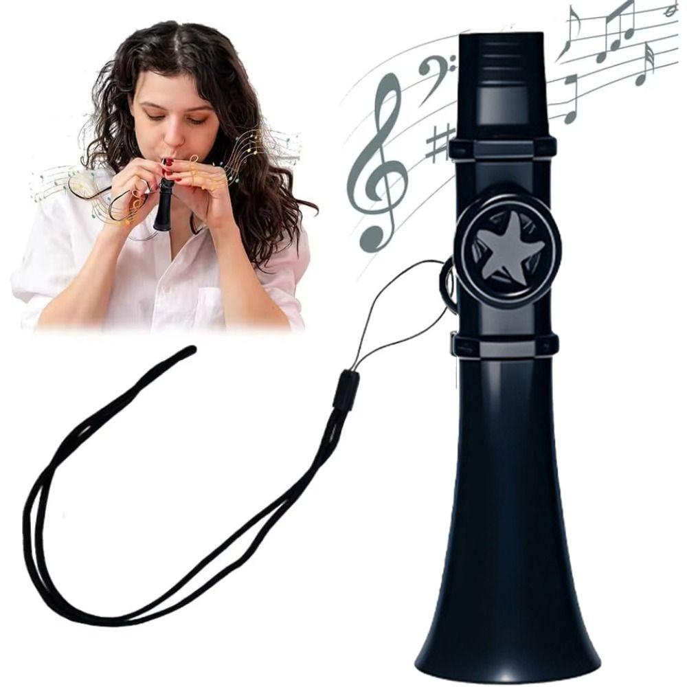 Cuerpo de Plástico Kazoo Profesional Diseño Portátil Silbato Musical Juguete Flauta Kazoo Amantes de la Música