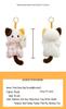 Kawaii Animal Plush Keychain Pendant Toy Ornament Gift