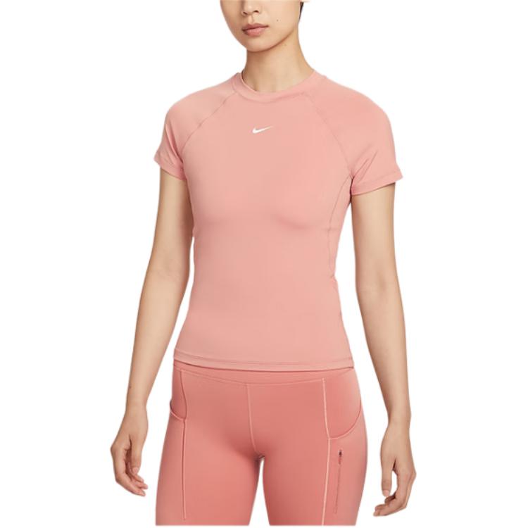 

Nike Логотип Пэчворк Вязаная Дышащая Футболка с Коротким Рукавом Реглан Женские Футболки FV7843685 S