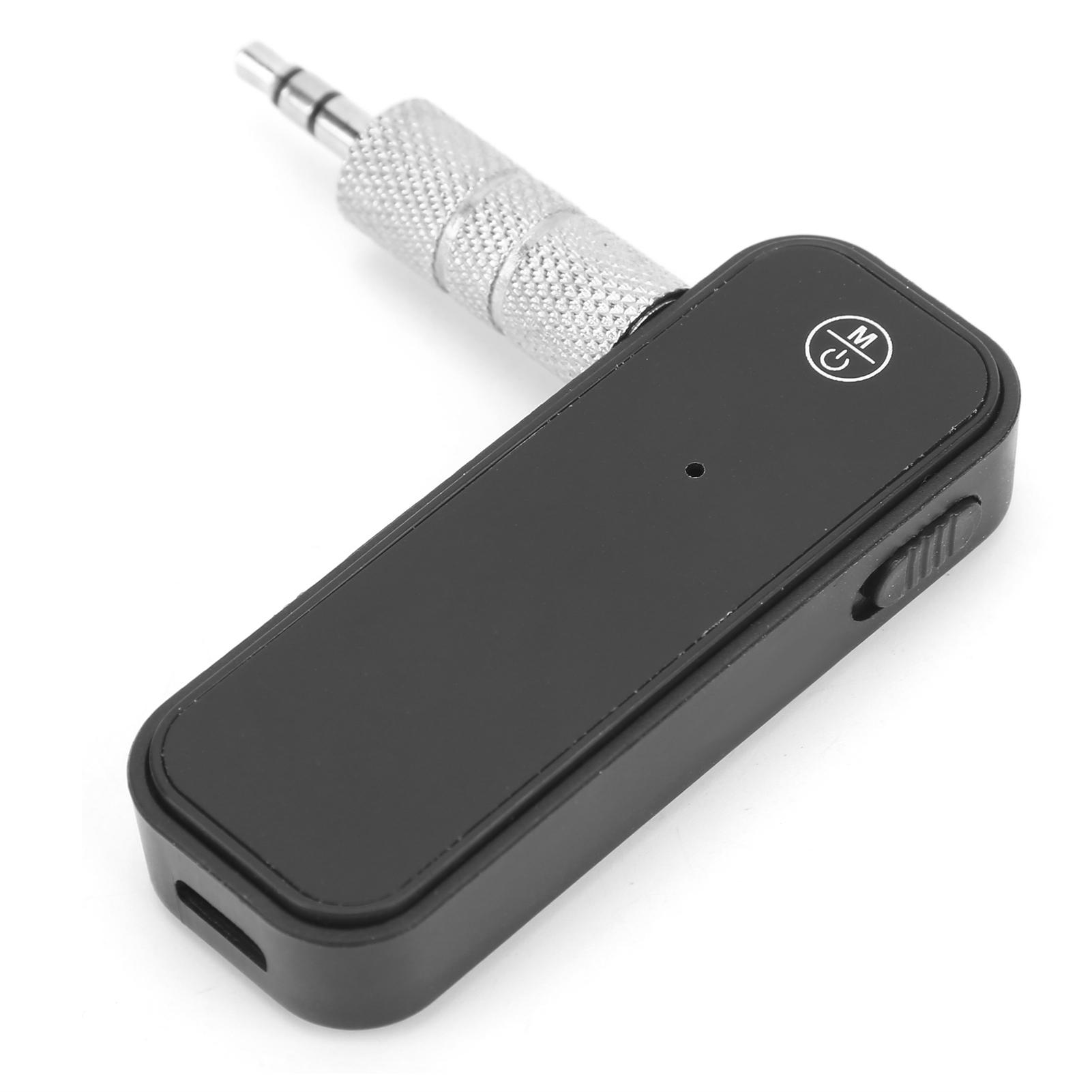 

Bluetooth5.0 AUX Adapter 2in1 4H Battery Life Music Receiver for Car Earphone HandsFree Call