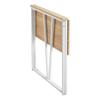 Folding Desk, 80 Cm Small Foldable Table for Compact Spaces, Space Saving Computer Table, Sturdy Particleboard with Storage Hooks, Writing Workstation