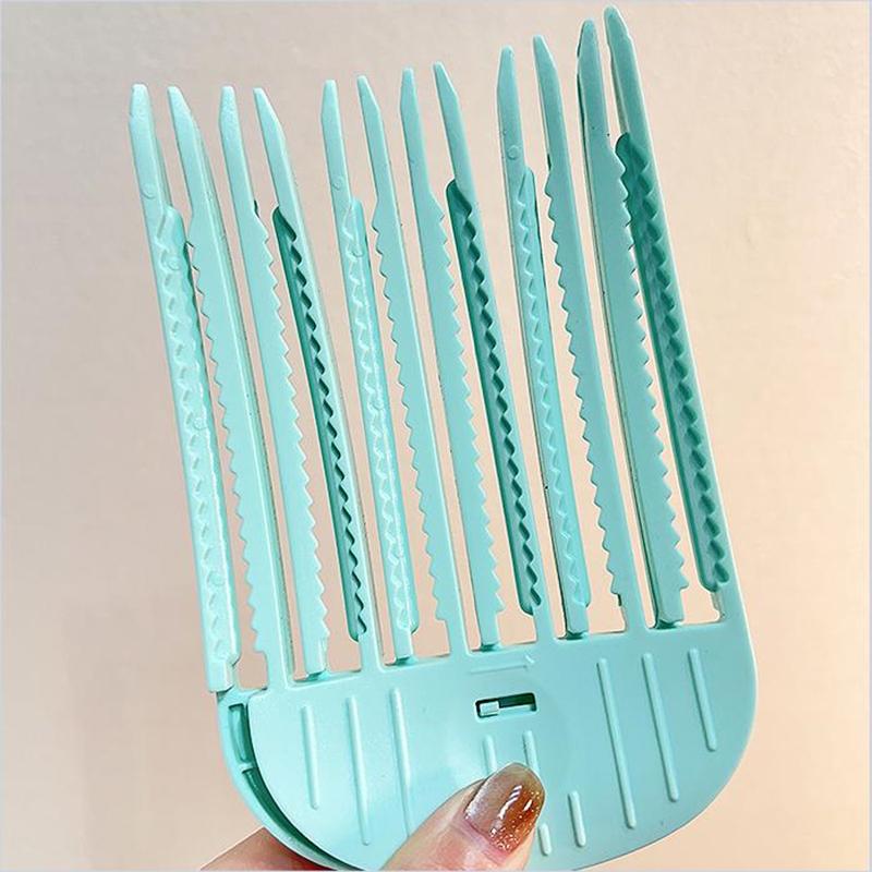 3/6 hřebenových zubů Přírodní kořen vlasů Nadýchané klipy Kudrnaté třesky Spona pro styling vlasů Hairs Lazy Diy Tool Kadeřnictví bez stop Příslušenství