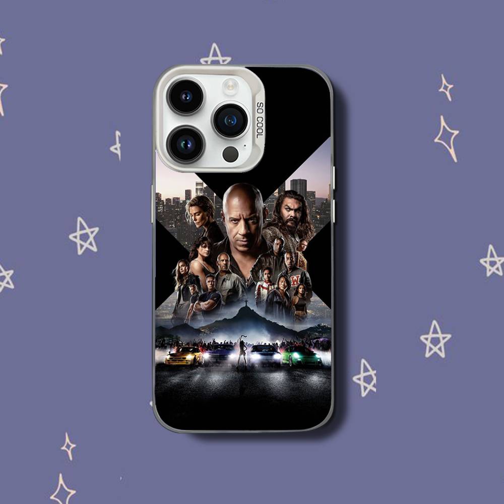 F-Fast or Furious 9 Phone Case For iPhone 17,16,15,14,13,12,11,Pro,XS,Max,Plus,Mini,SE White Candy Matte Shockproof Cover