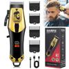 SOLIMPIA Professional Mens Hair Clipper Cordless Hair Trimmer Rechargeable Mens Beard Trimmer Barber Kit