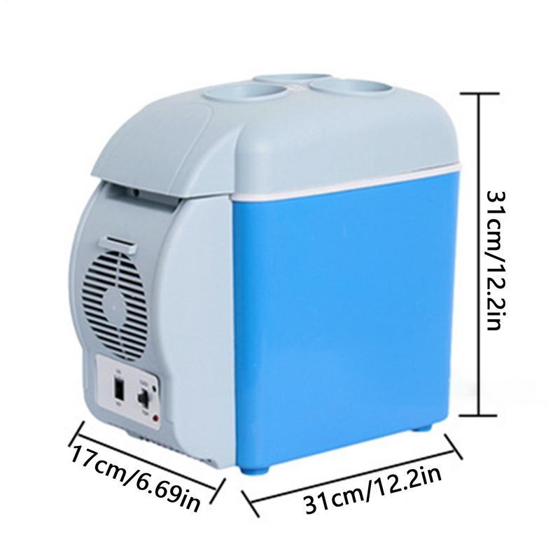 Portable Refrigerator For Car Travel Electric Fridge 7.5L Quiet Double-Mode Portable Refrigerator For Bedroom RV Kitchen Camping
